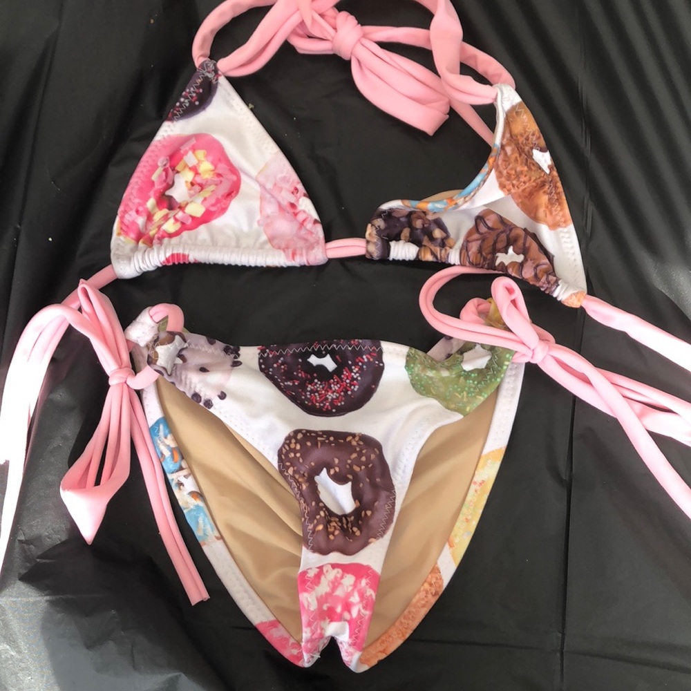 Lucy Bea donut bikini set